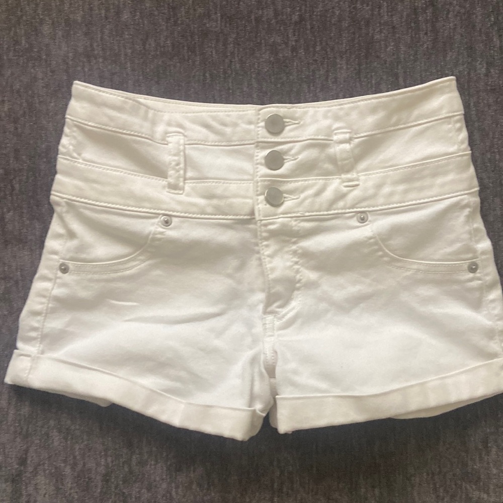 Xhilaration White Denim Shorts